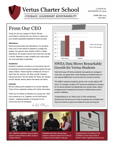 Newsletter Cover - February 2015