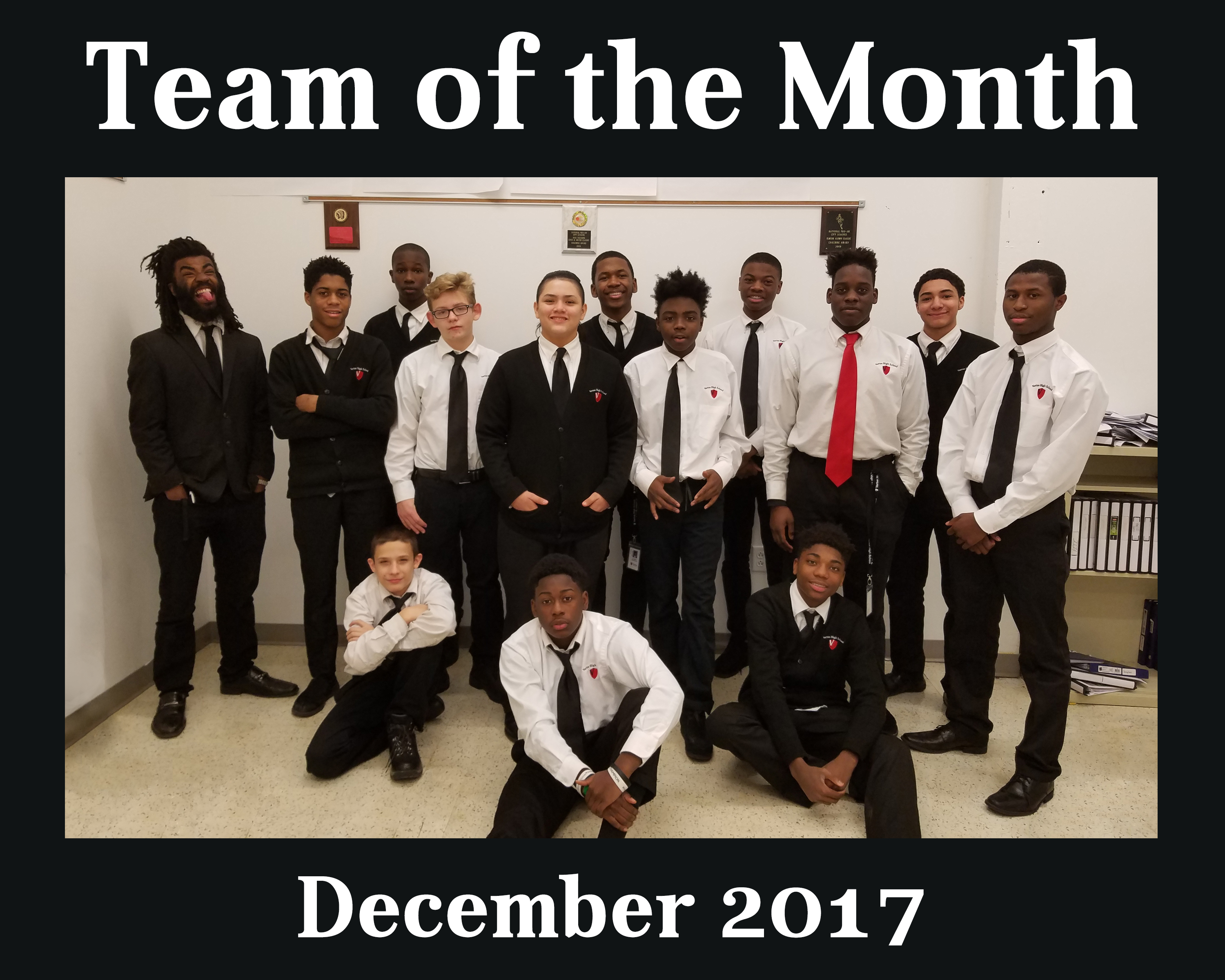 Team of the Month - December 2017