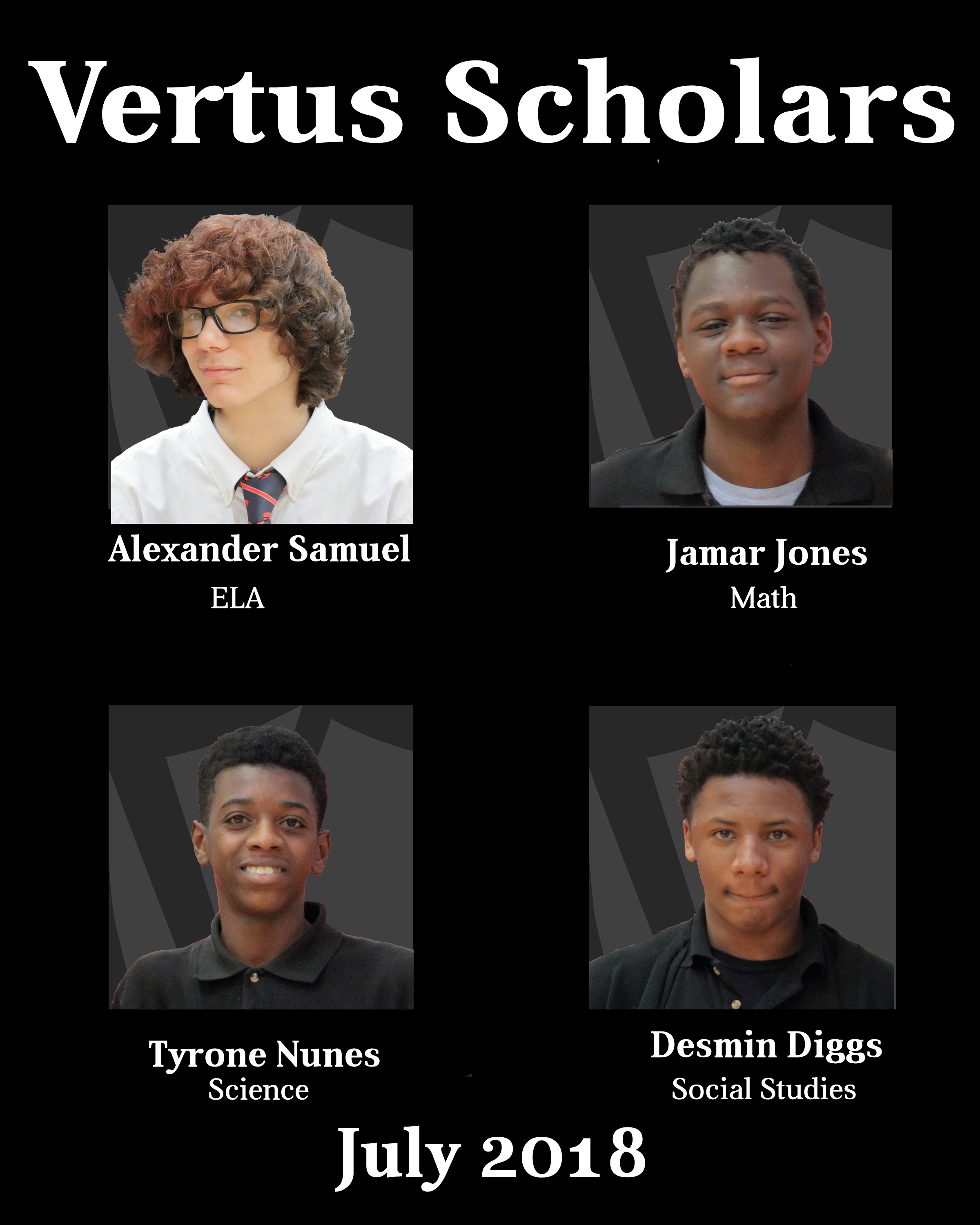 Vertus Scholars - July 2018