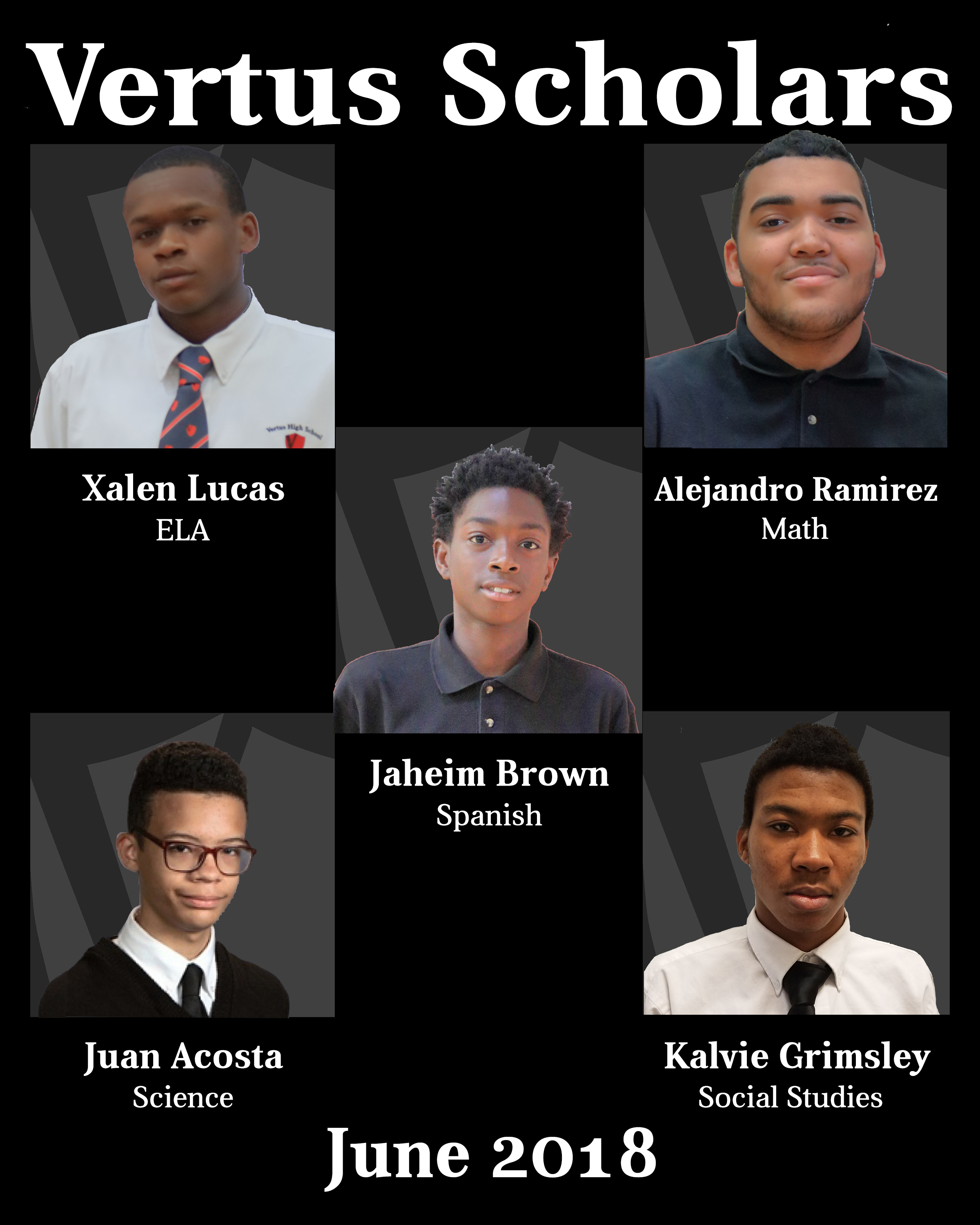 Vertus Scholars - June 2018