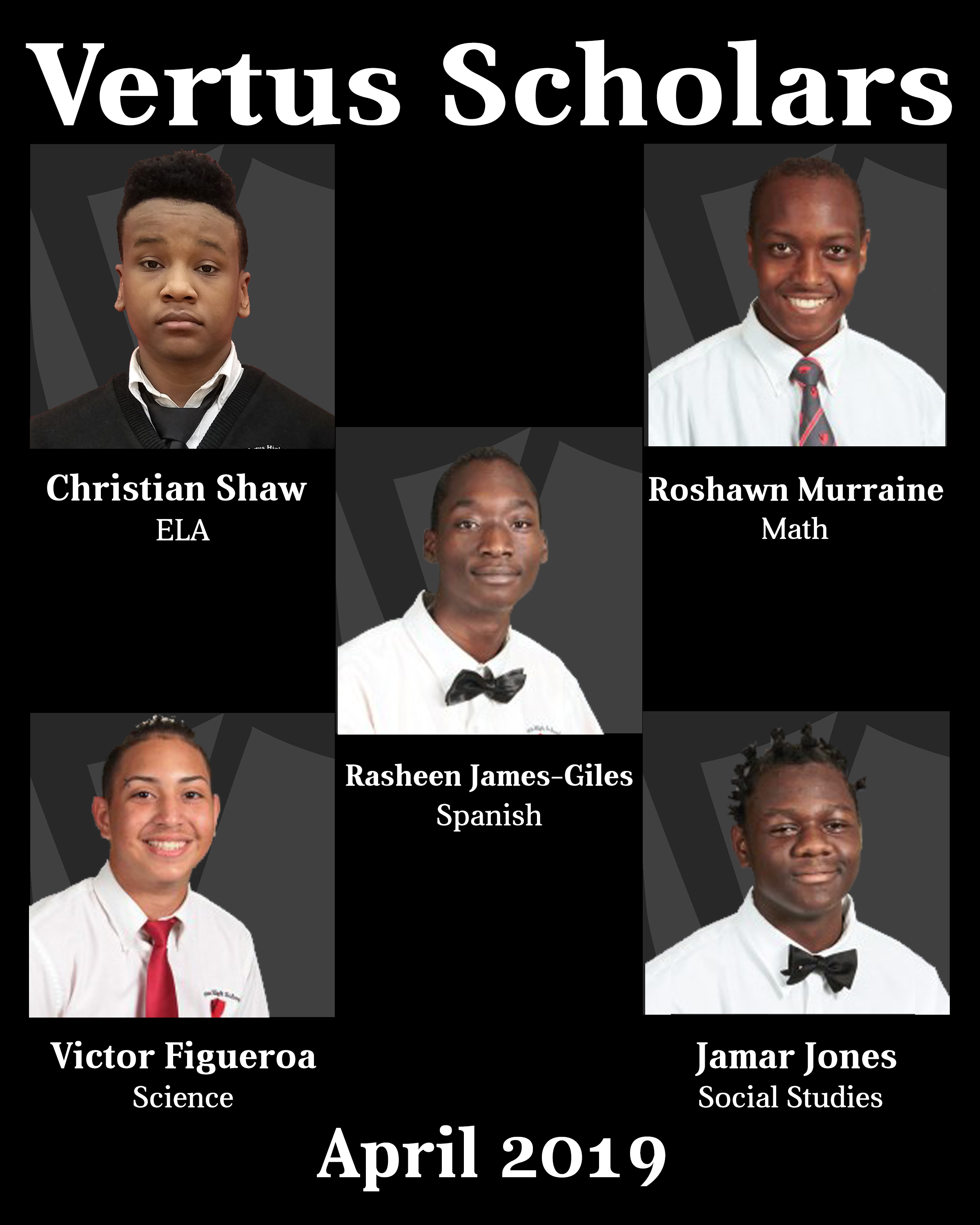 Vertus Scholars - April 2019