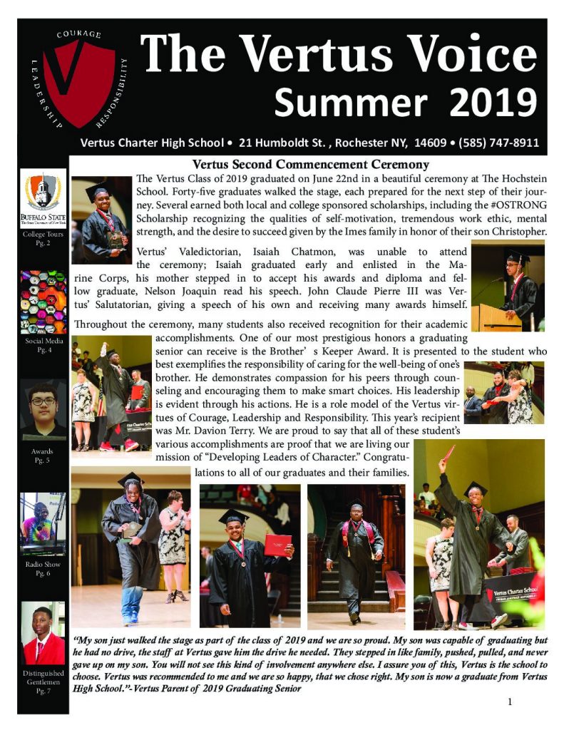 Newsletter Cover - Summer 2019