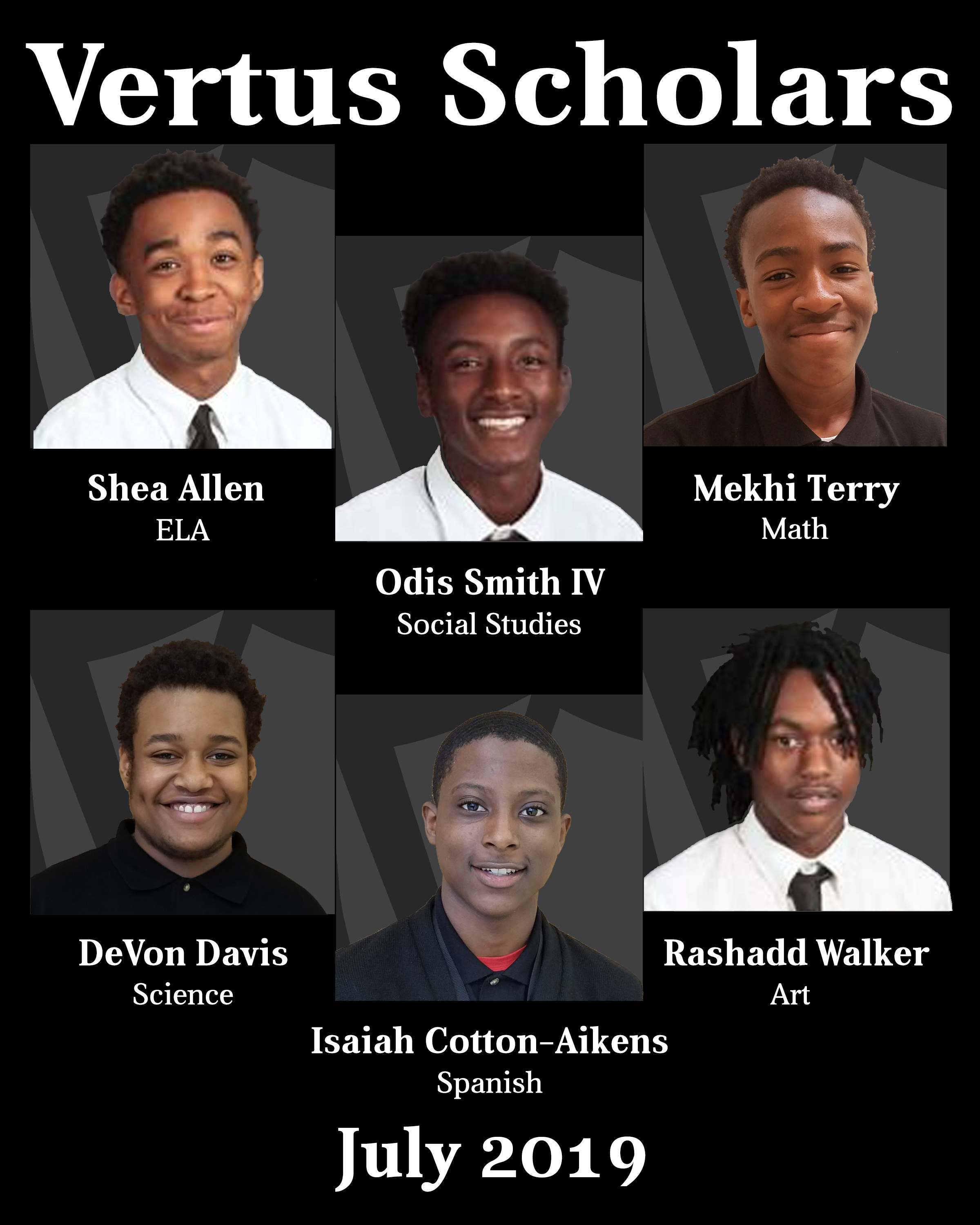 Vertus Scholars - July 2019