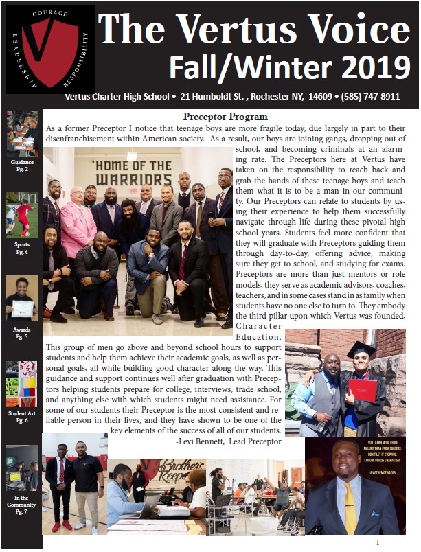 Newsletter Cover - Fall/Winter 2019