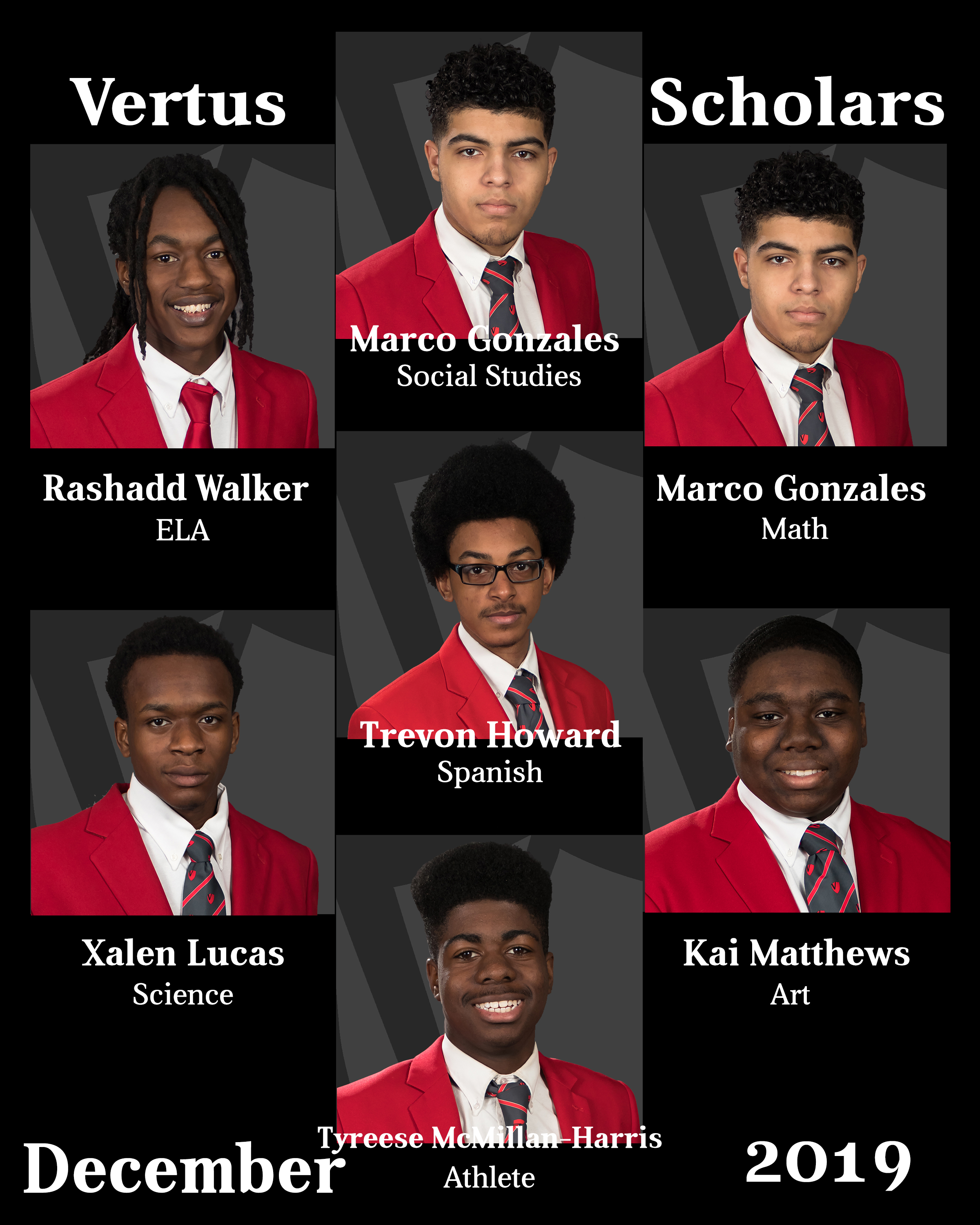 Vertus Scholars - December 2019