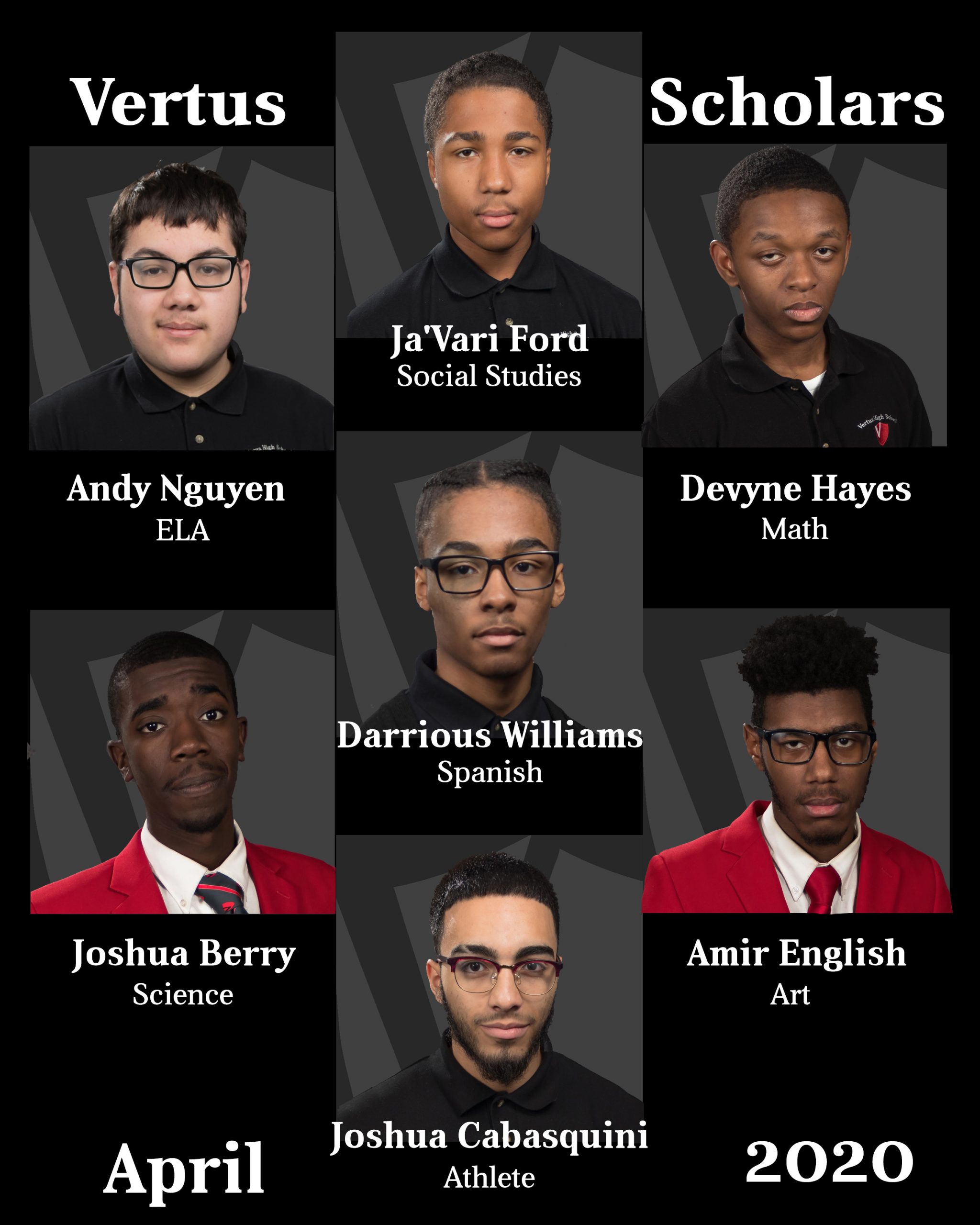 Vertus Scholars - April 2020