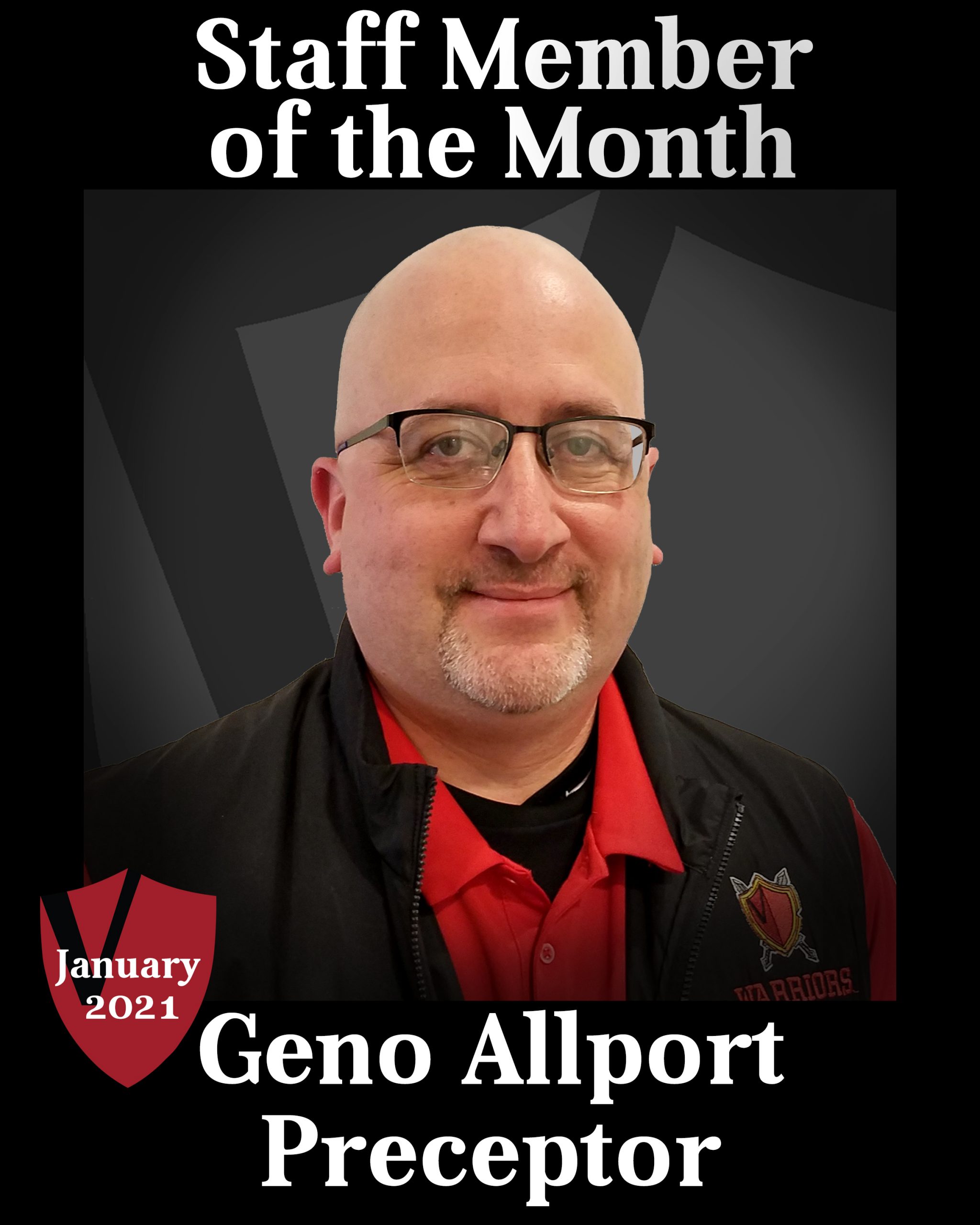 Staff Member of the Month - January 2020
