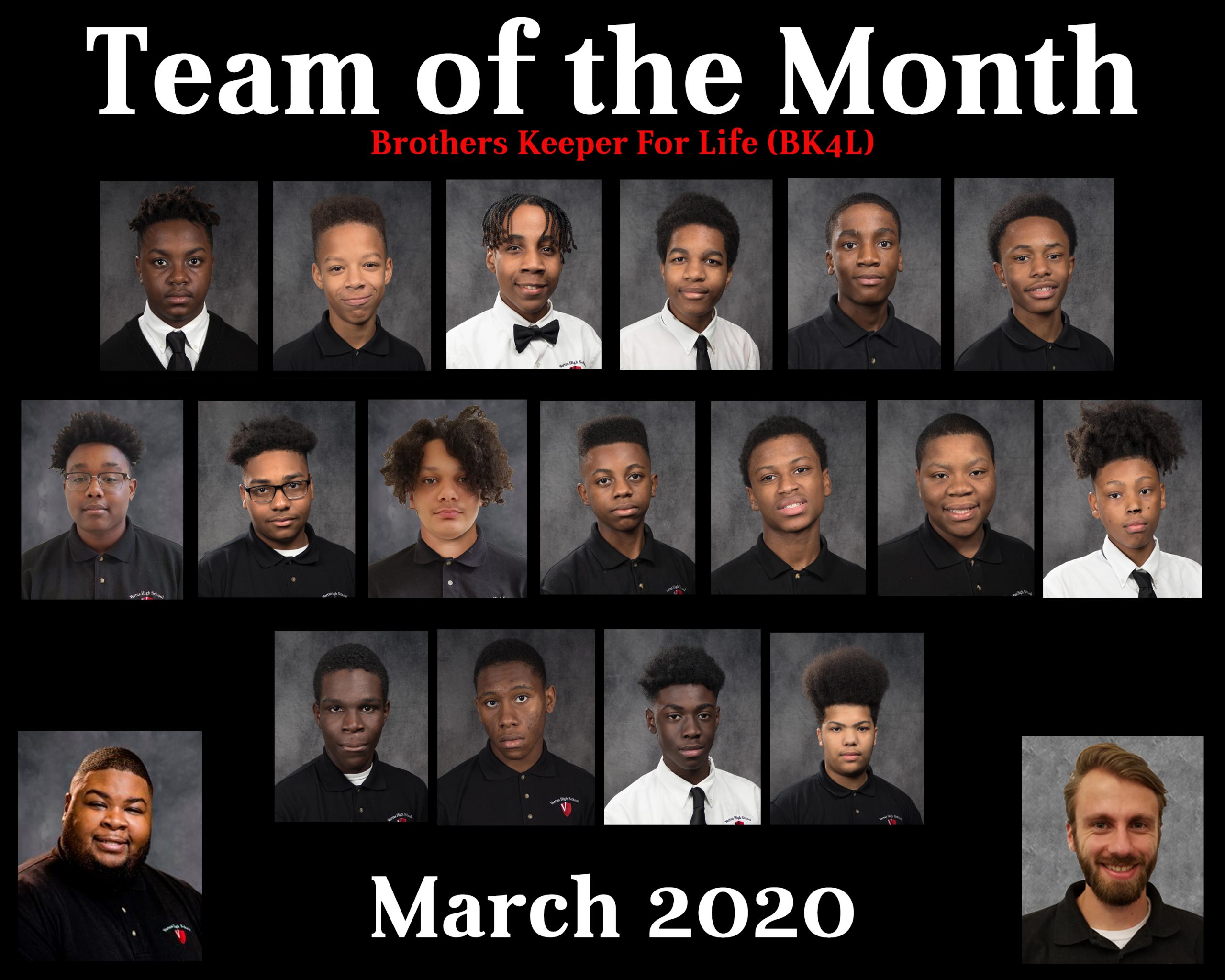 Team of the Month - March 2021