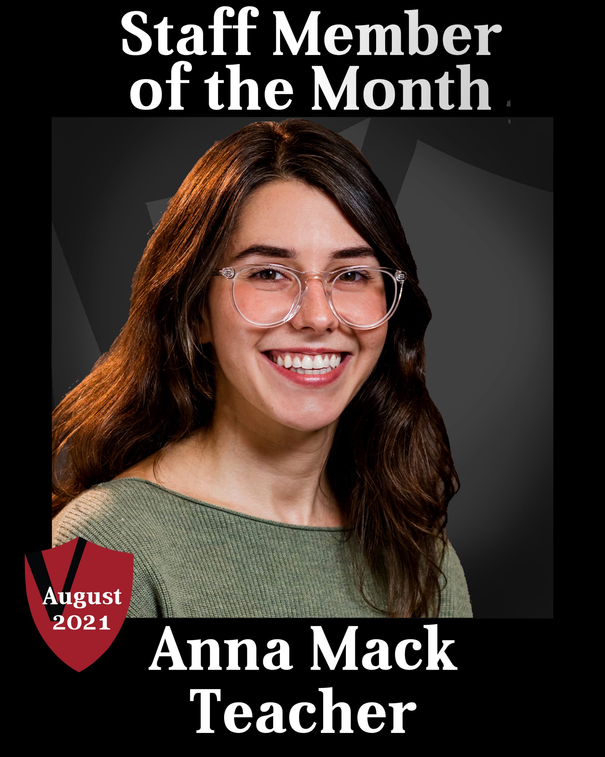 Staff Member of the Month - August 2021