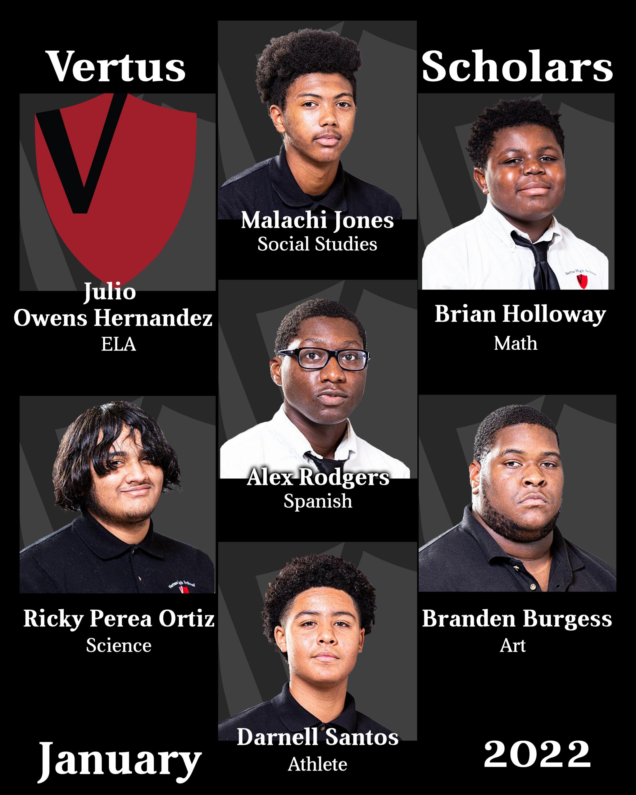 Vertus Scholars - January 2022