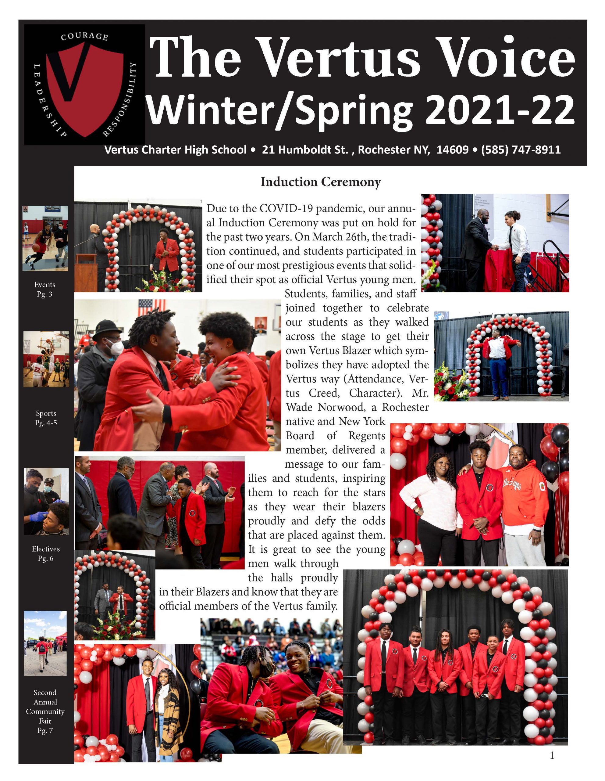 Newsletter Cover - Winter/Spring 2021-22