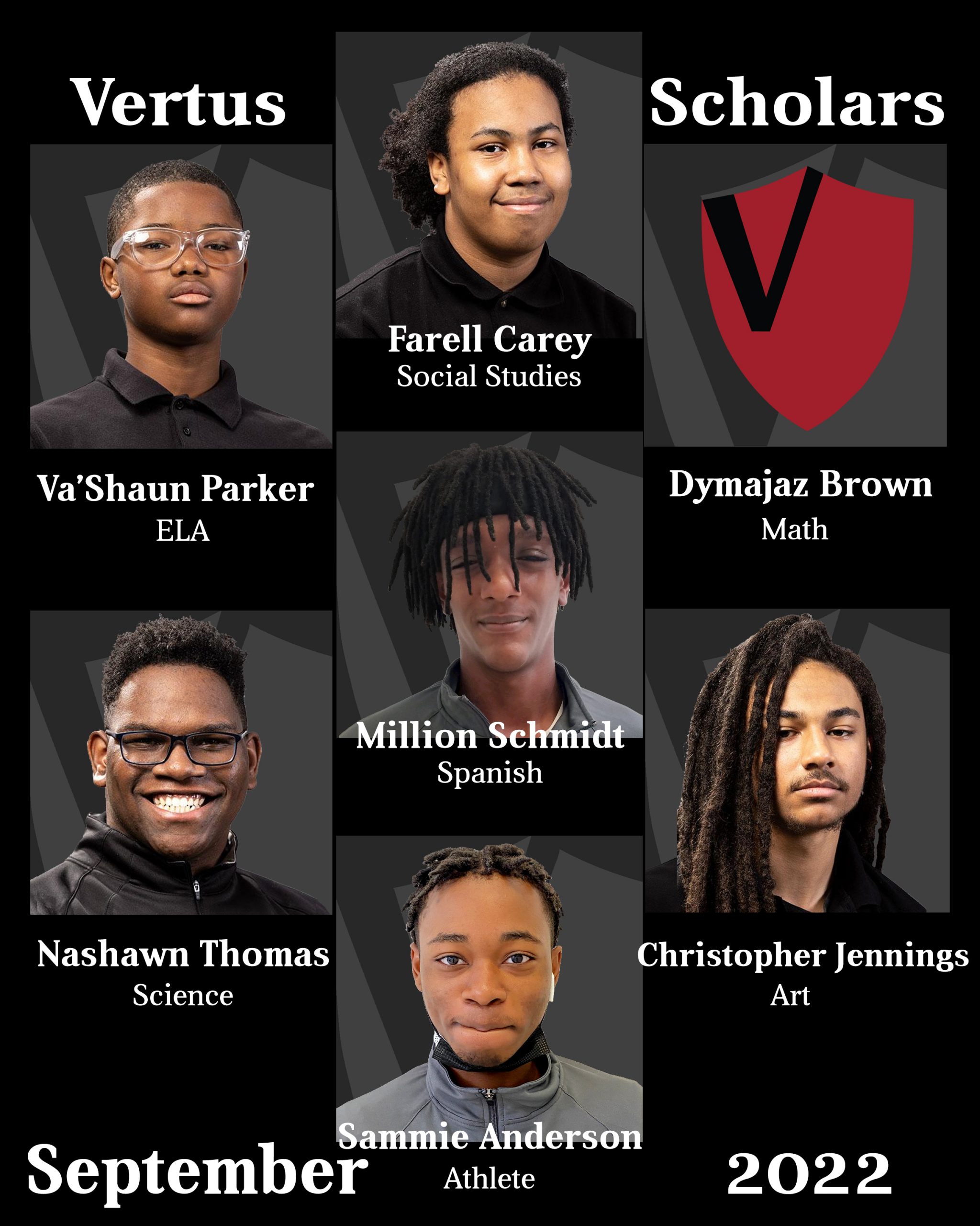 Vertus Scholars - September 2022