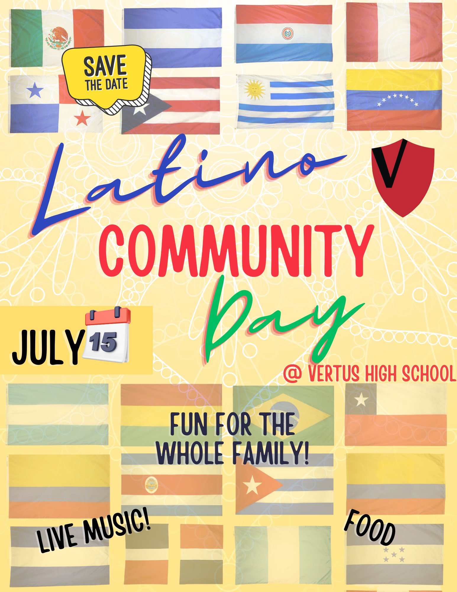 Flyer of Latino Community Day
