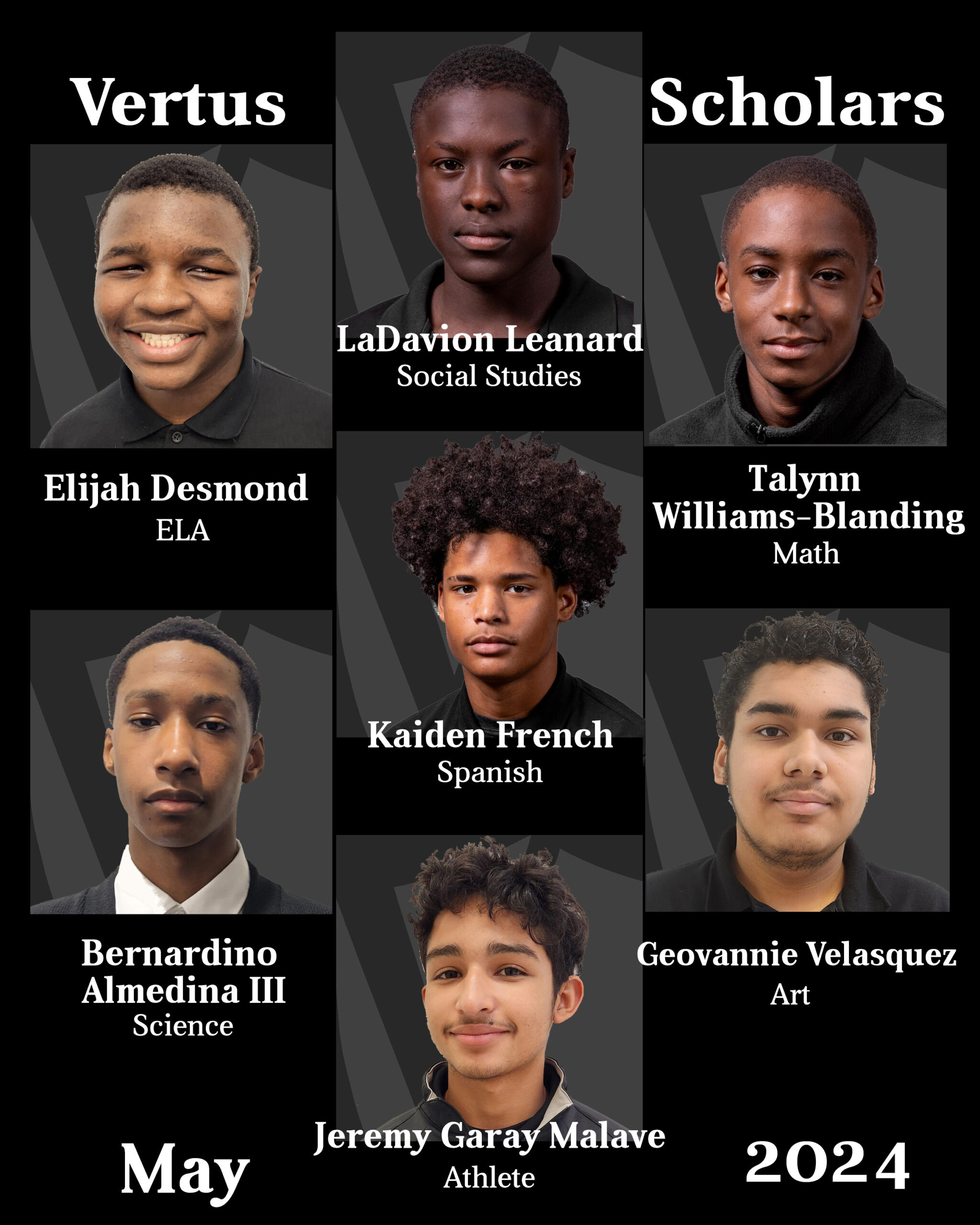 Vertus Scholars - May 2024